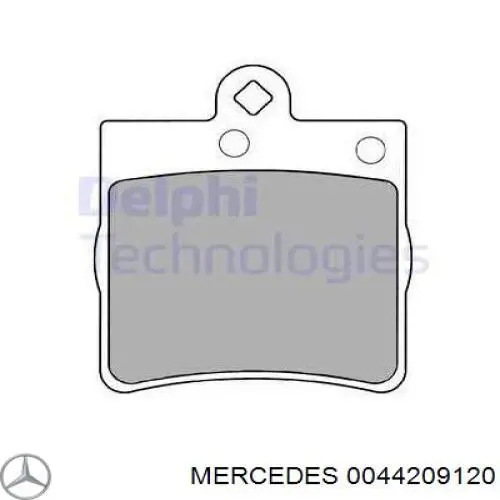 Колодки дисковые  Mercedes 0044209120 цена, от 21.16 USD