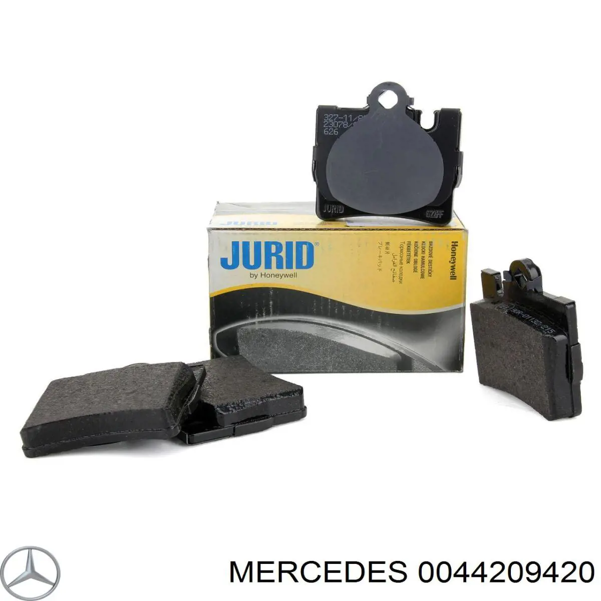 Купить 0044209420 Mercedes Колодки тормозные задние, дисковые