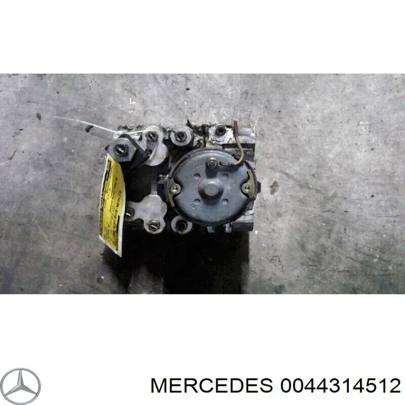 0044314512 Mercedes unidade hidráulico de controlo abs