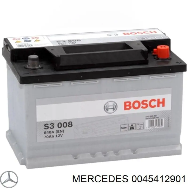 Аккумулятор Mercedes 0045412901