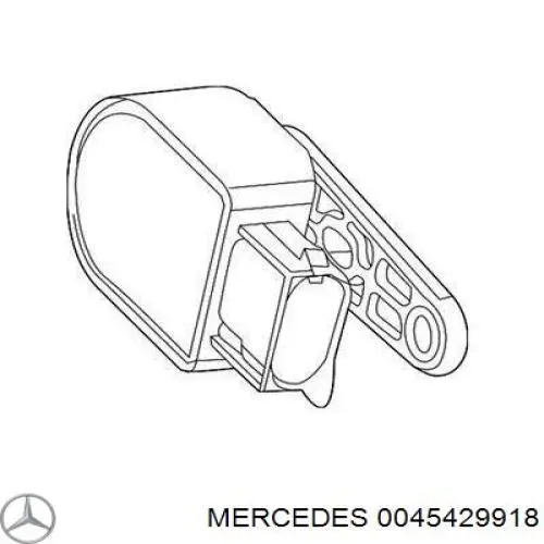 0045429918 Mercedes датчик уровня положения кузова задний