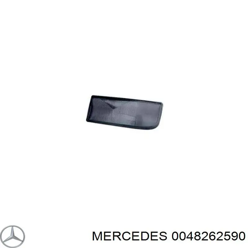 0048262590 Mercedes Стекло фары левой