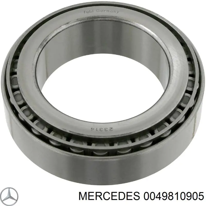 Подшипник задней ступицы 0049810905 Mercedes