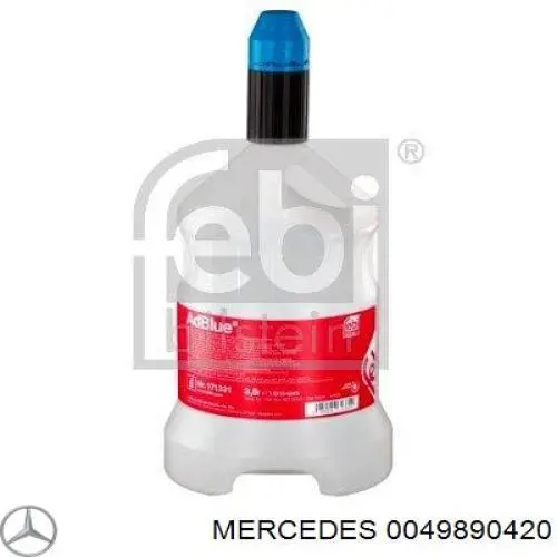 Жидкость AD Blue, мочевина 0049890420 Mercedes