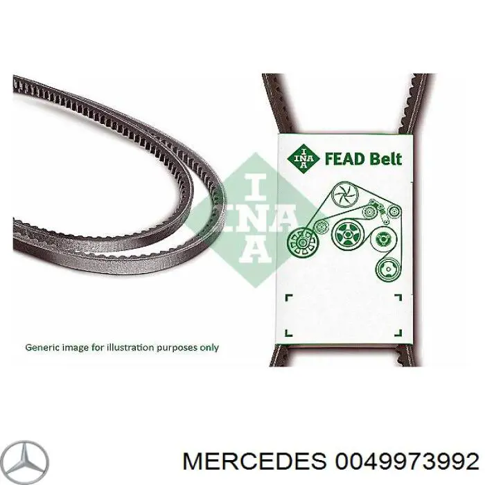 0049973992 Mercedes ремень генератора