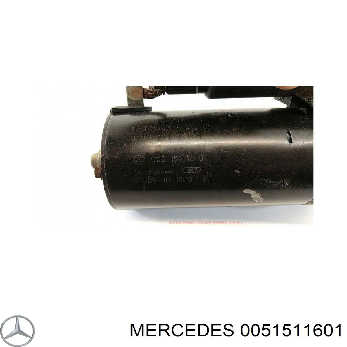 Стартер двигателя Mercedes 0051511601