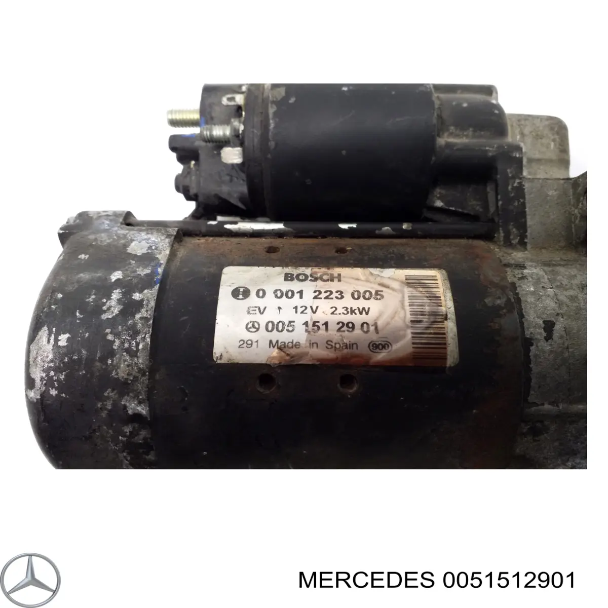 Стартер двигателя Mercedes 0051512901