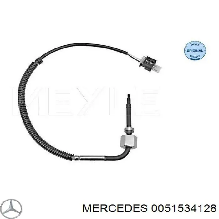 0051534128 Mercedes датчик температуры отработавших газов (ог, до катализатора)