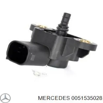 0051535028 Mercedes sensor de pressão no coletor de admissão, map