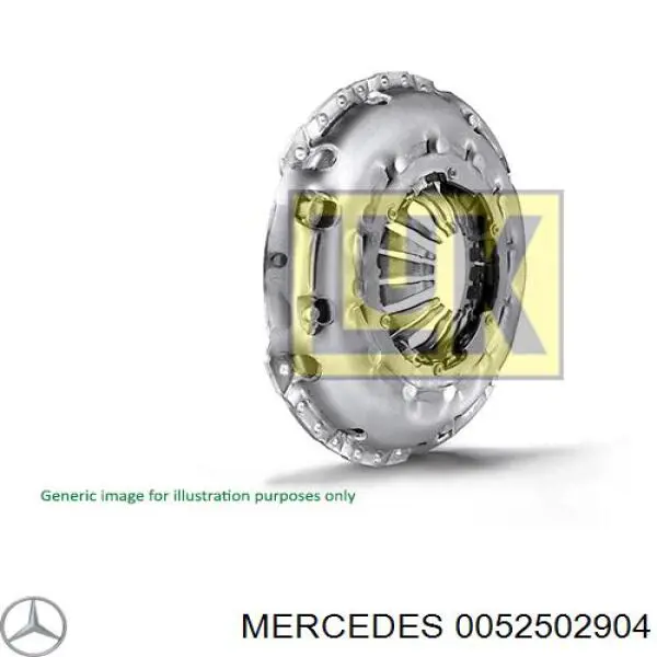 0052502904 Mercedes cesta de embraiagem