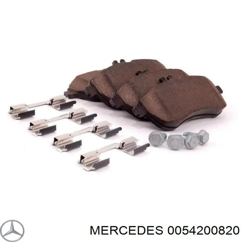 Колодки Mercedes 0054200820 цена, от 52.26 USD