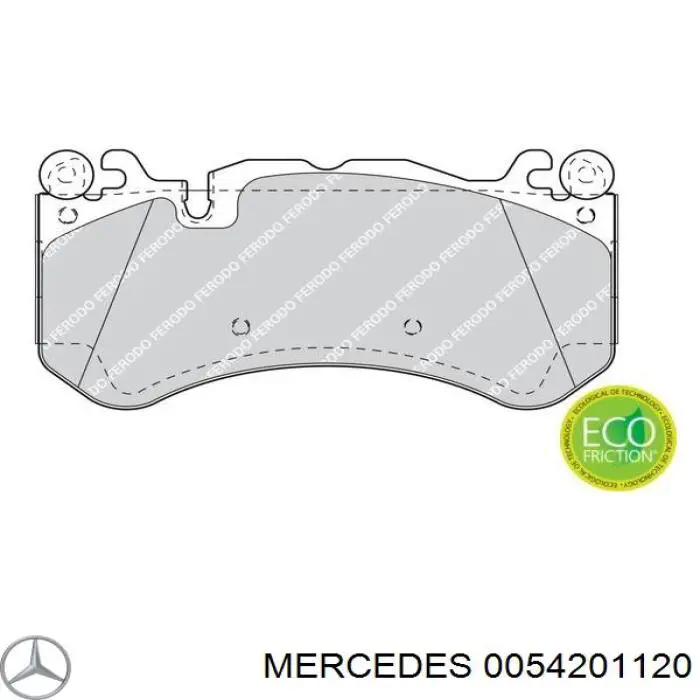 Купить 0054201120 Mercedes Колодки тормозные
