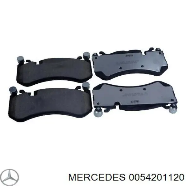 0054201120 Mercedes колодки тормозные передние дисковые