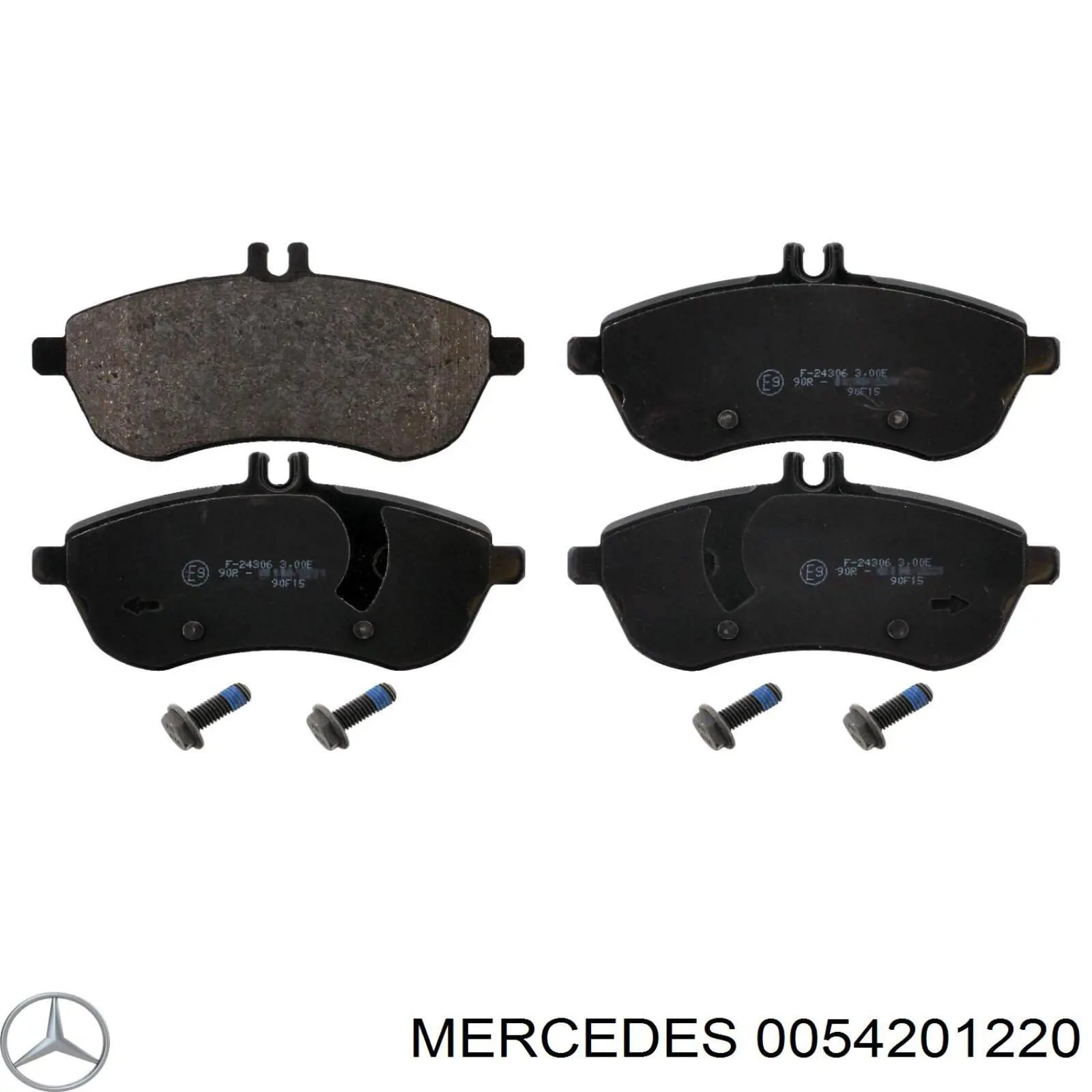 Купить 0054201220 Mercedes Колодки тормозные