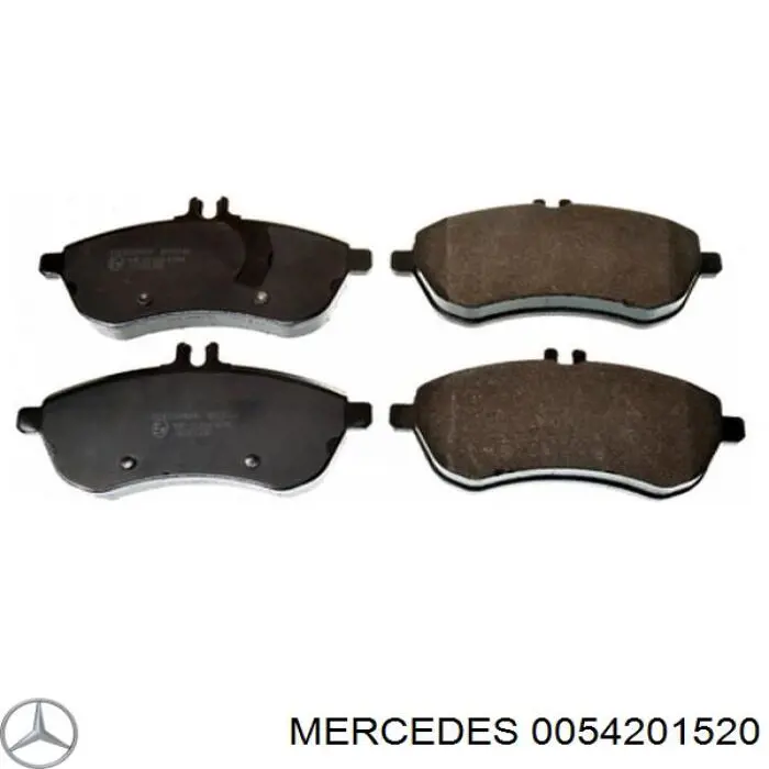 Колодки Mercedes 0054201520 цена, от 43.63 USD