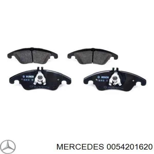 Передние тормозные колодки 0054201620 Mercedes