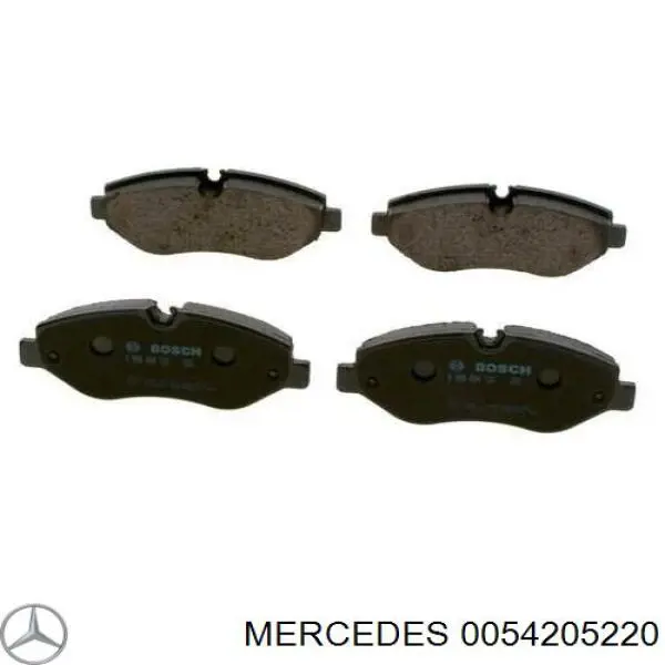 Передние тормозные колодки 0054205220 Mercedes