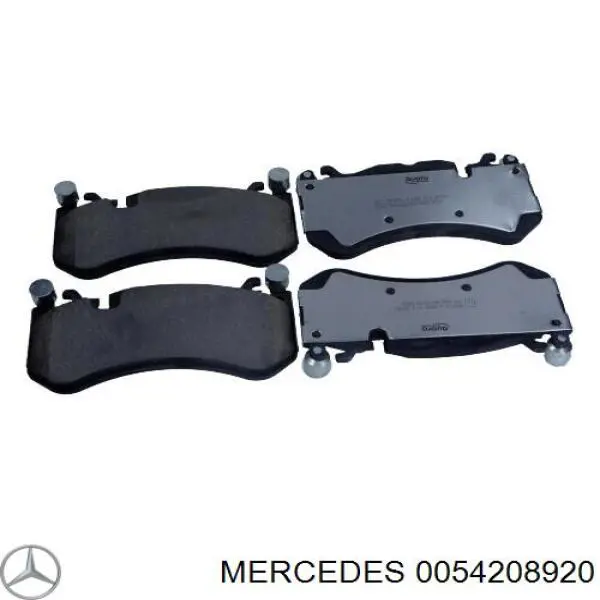 A0004202704 Mercedes передние тормозные колодки