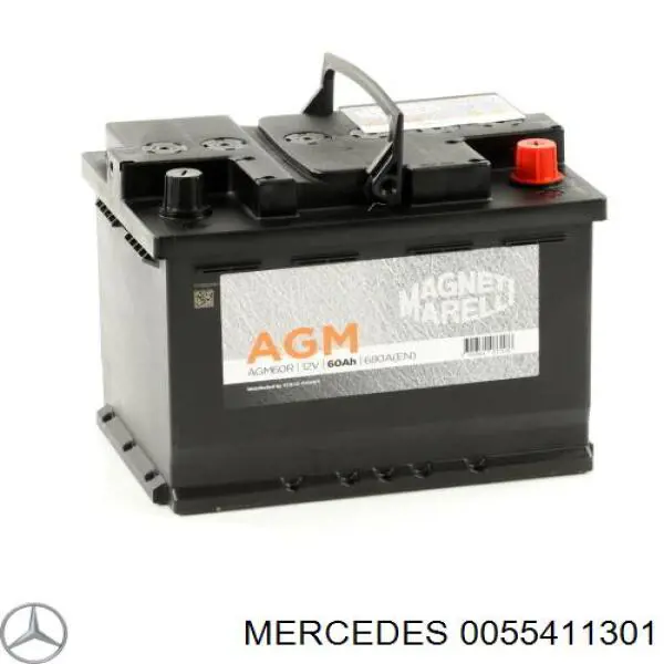 Аккумулятор Mercedes 0055411301