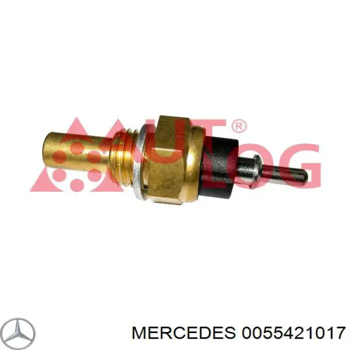 0055421017 Mercedes Sensor de temperatura do fluido de esfriamento