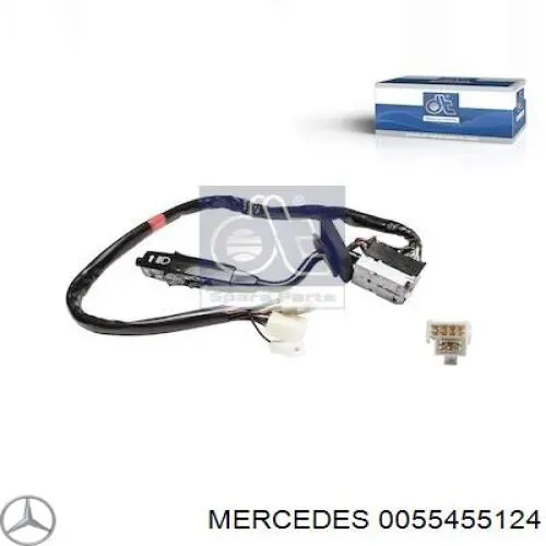 Левый подрулевой переключатель A0055455124 Mercedes