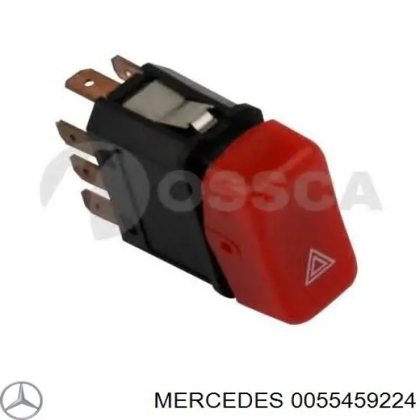 0055459224 Mercedes кнопка включения аварийного сигнала