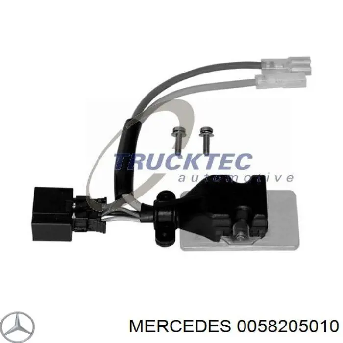 0058205010 Mercedes резистор (сопротивление вентилятора печки (отопителя салона))