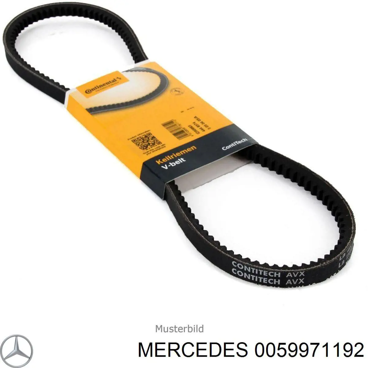 0059971192 Mercedes ремень генератора