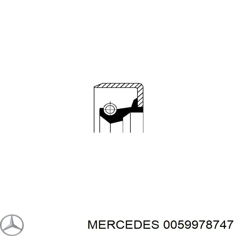0059978747 Mercedes сальник акпп/кпп (выходного/вторичного вала)
