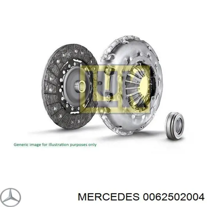 Диск сцепления 0062502004 Mercedes