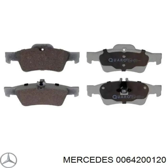 Колодки дисковые  Mercedes 0064200120 цена, от 32.40 USD