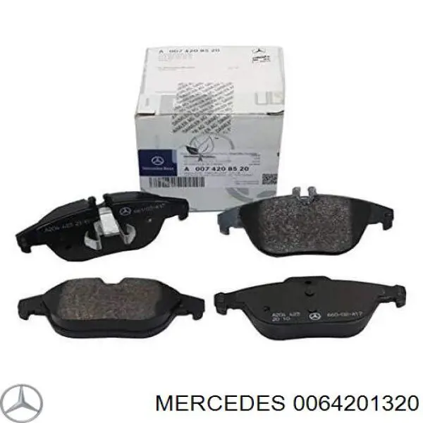 Задние тормозные колодки 0064201320 Mercedes