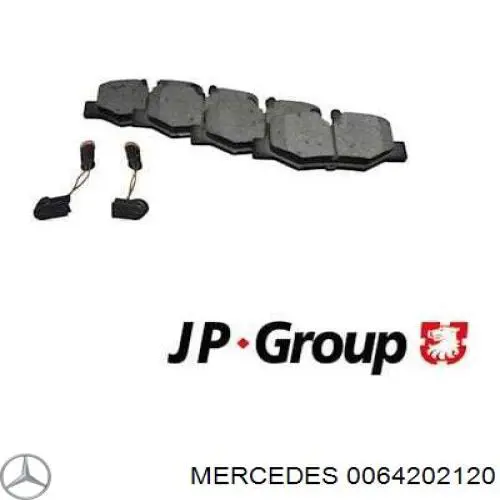 Задние тормозные колодки 0064202120 Mercedes