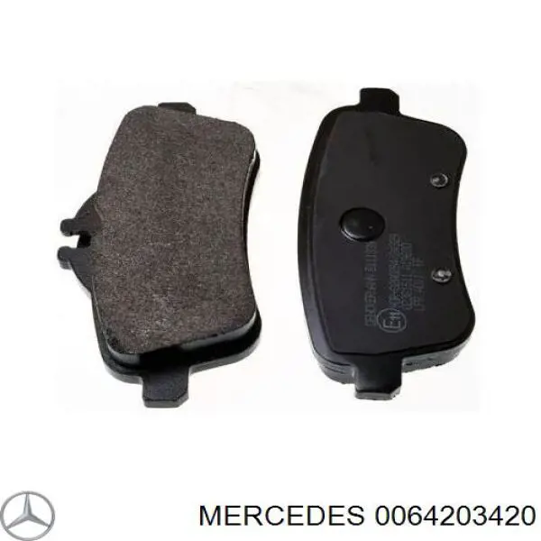 Задние дисковые колодки Mercedes 0064203420