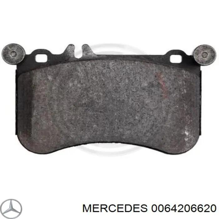 0064206620 Mercedes колодки тормозные передние дисковые