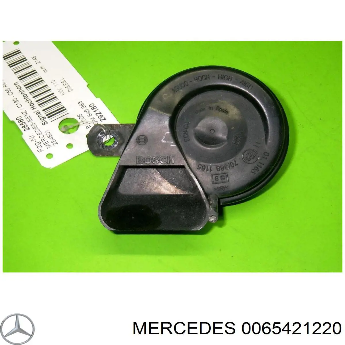 Автомобильный клаксон Mercedes 0065427820 цена, от 10.14 USD