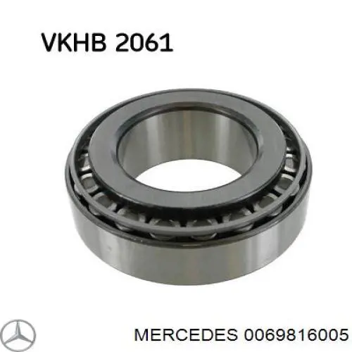 Подшипник ступицы 0069816005 Mercedes