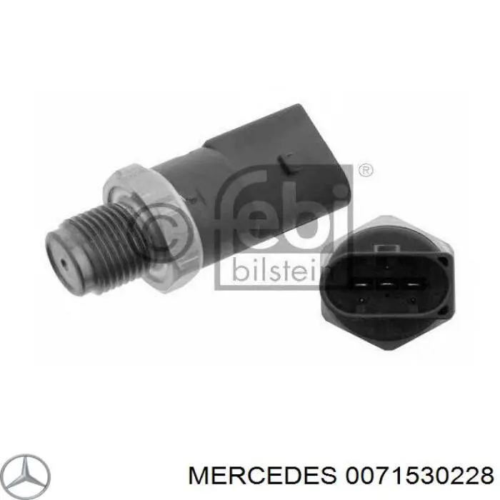 0071530228 Mercedes sensor de pressão de combustível