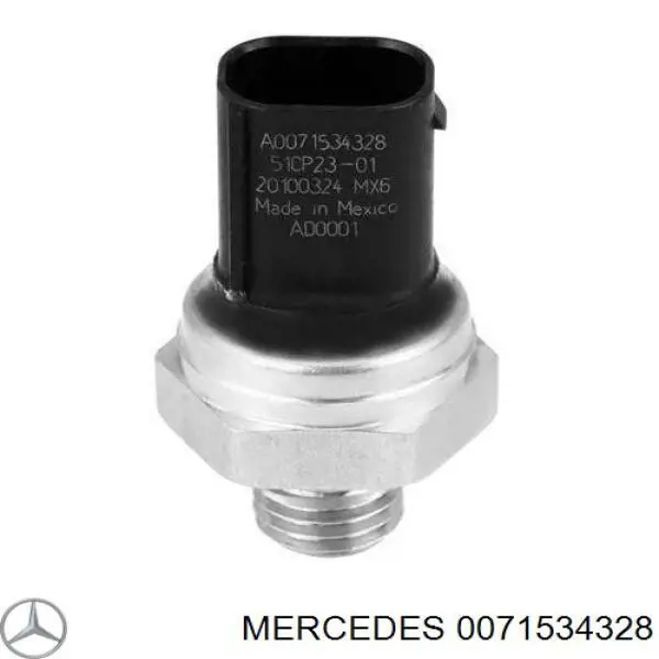 Купить 0071534328 Mercedes Датчик давления выхлопных газов