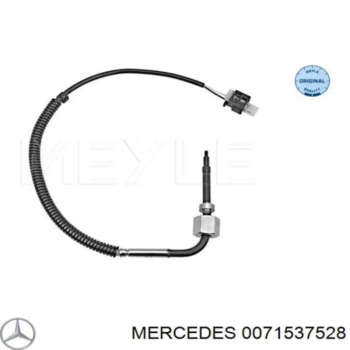 Купить 0071537528 Mercedes Датчик температуры отработавших газов (ОГ), до катализатора