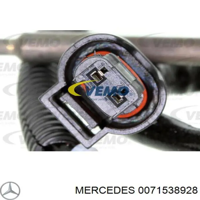 0071538928 Mercedes sensor de temperatura dos gases de escape (ge, até o catalisador)