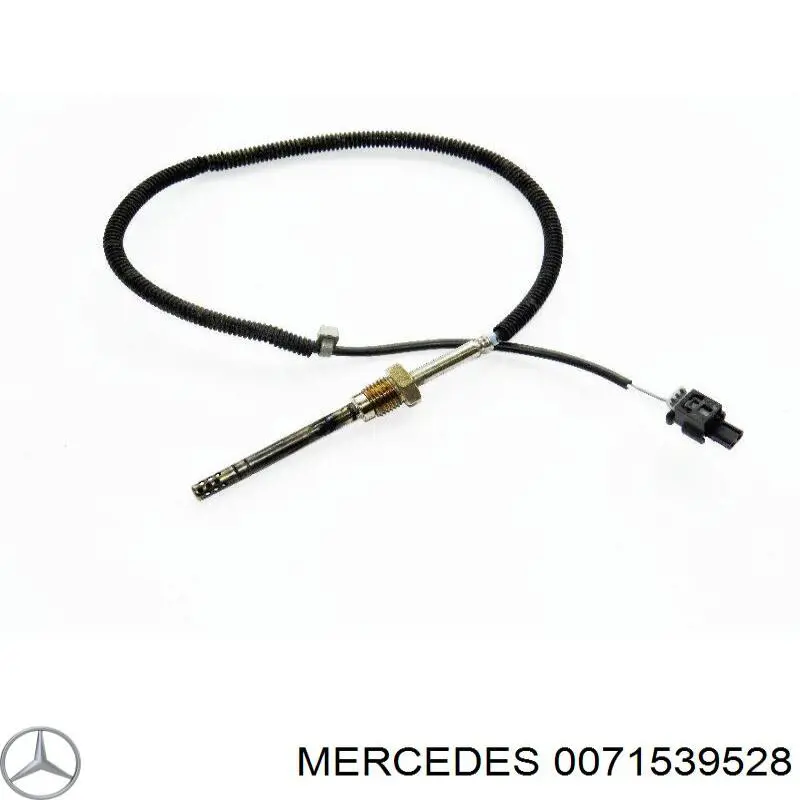 0071539528 Mercedes sensor de temperatura dos gases de escape (ge, antes de filtro de partículas diesel)