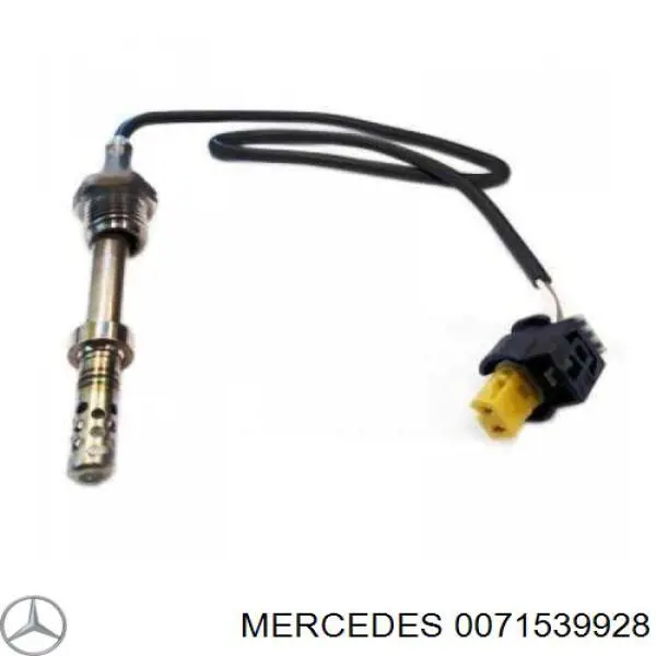 0071539928 Mercedes sensor de temperatura dos gases de escape (ge, antes de turbina)
