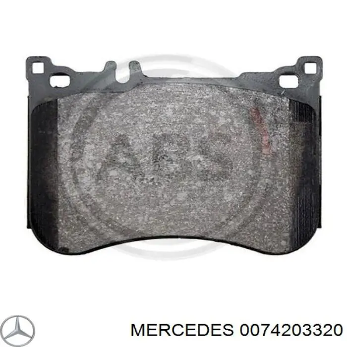 Тормозные колодки Mercedes 0074203320