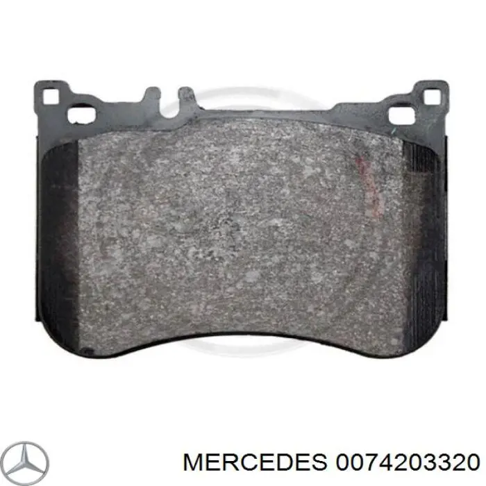 Купить 0074203320 Mercedes Колодки тормозные
