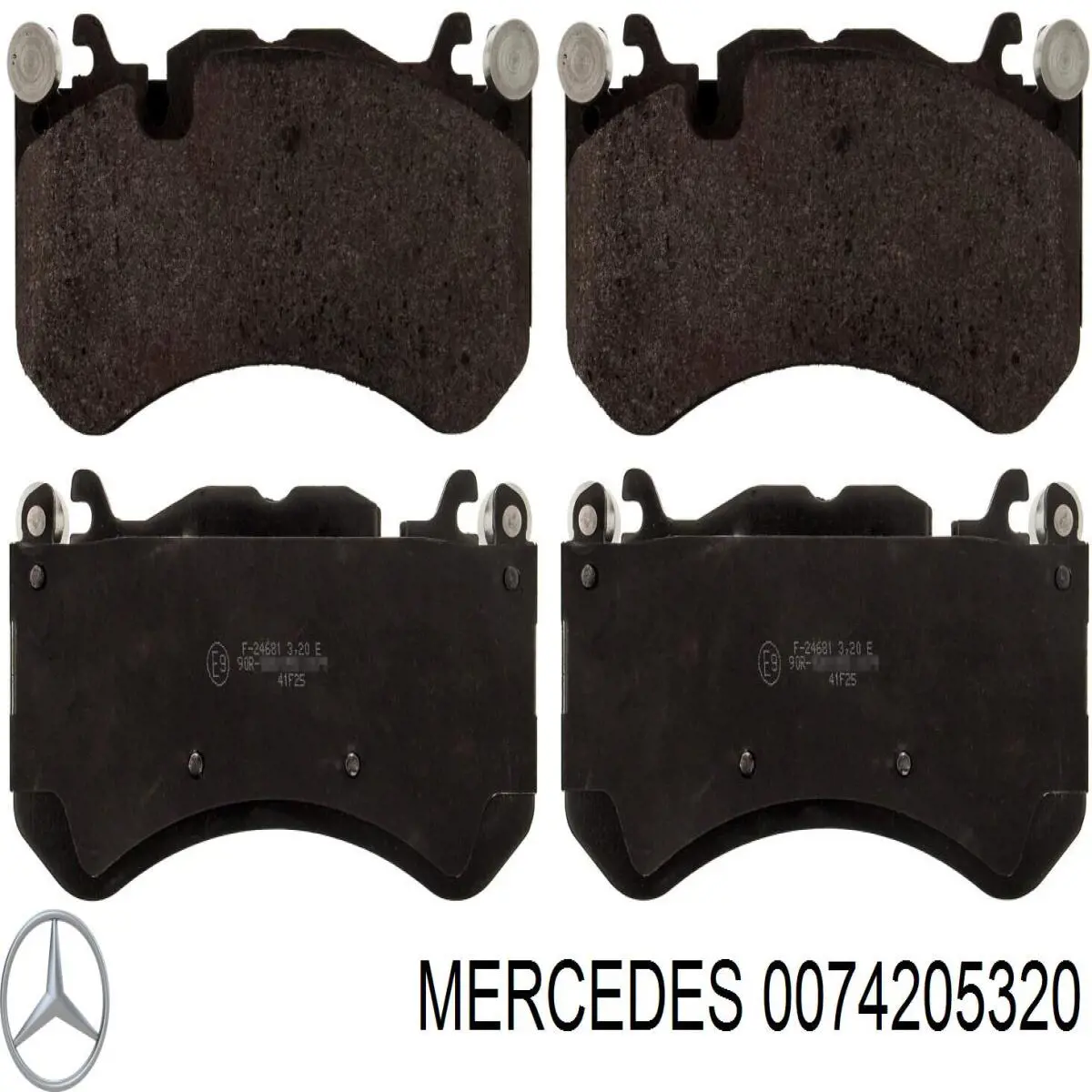 Колодки Mercedes 0074205320 цена, от 90.29 USD