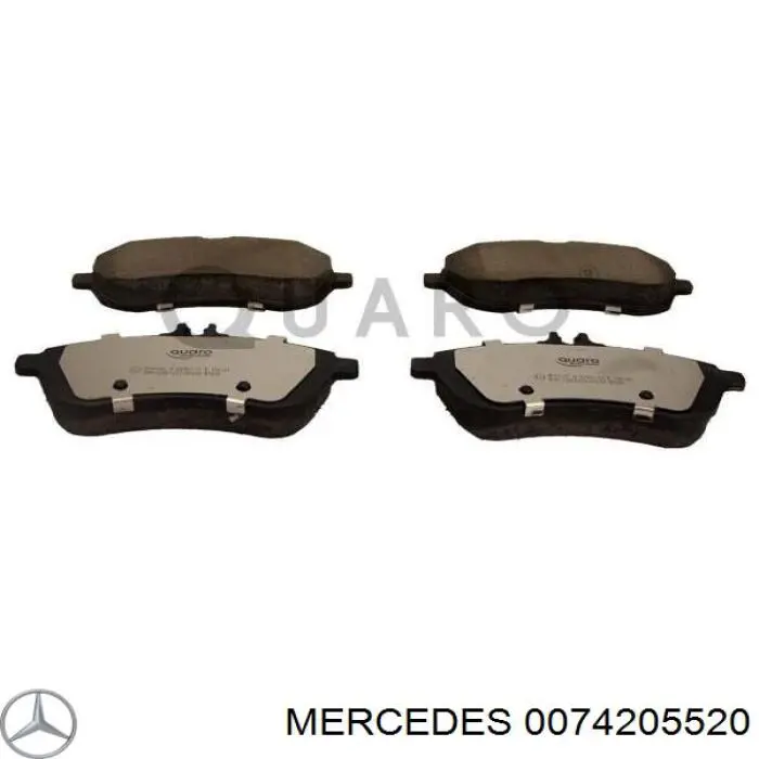 Тормозные колодки Mercedes 0074205520