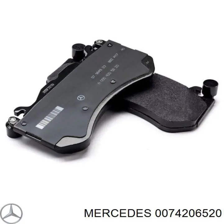 0074206520 Mercedes колодки тормозные передние дисковые