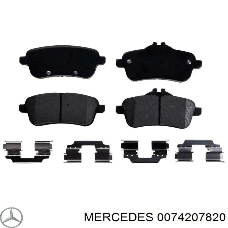 Задние тормозные колодки 0074207820 Mercedes