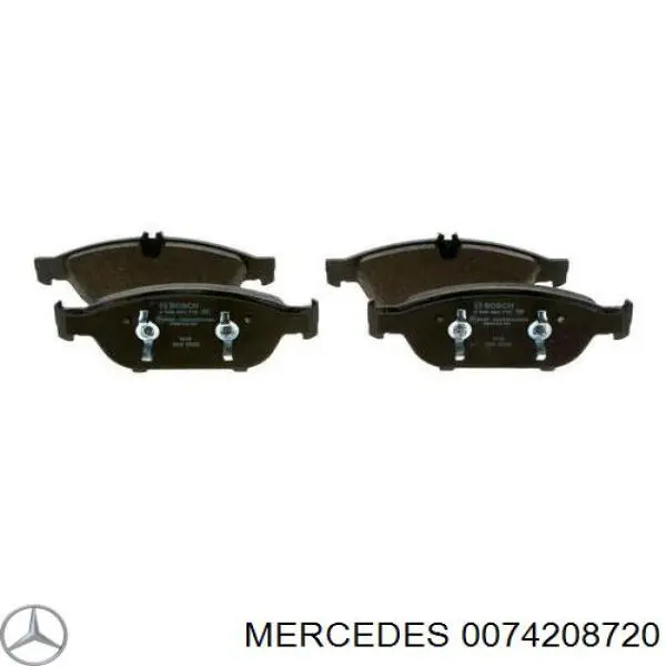 0074208720 Mercedes Колодки передние
